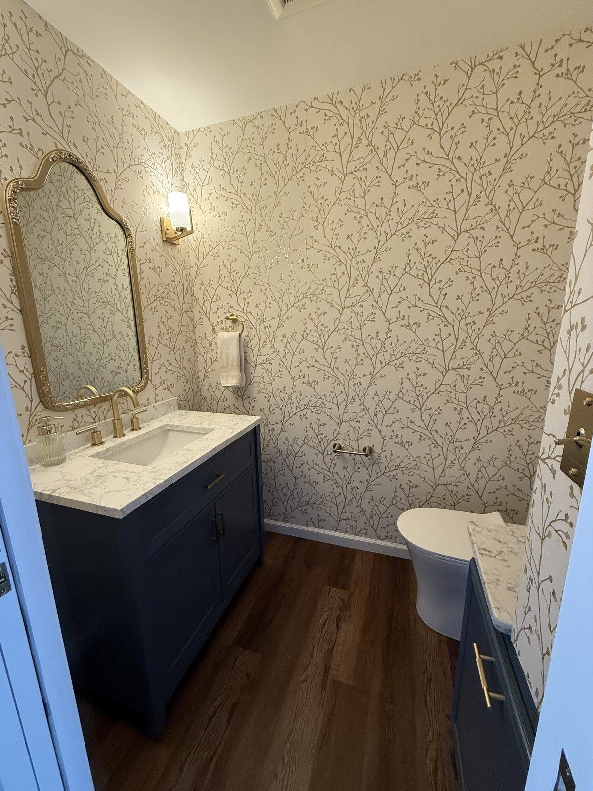 Bathroom vanity remodel by DK Dynamics